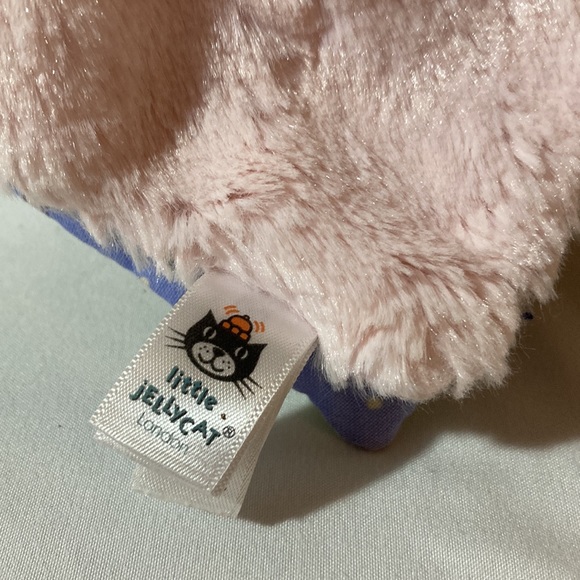 Little Jellycat Sleepy Bunny Book Pink Infant Easter Plush - Picture 3 of 11